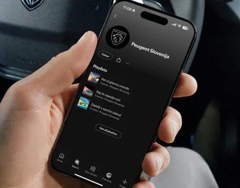 Najdi Peugeot Slovenija na Spotify-u in se zapelji v ritmu