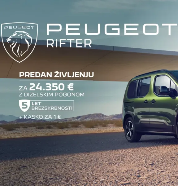 PEUGEOT RIFTER Z DIZELSKIM MOTORJEM