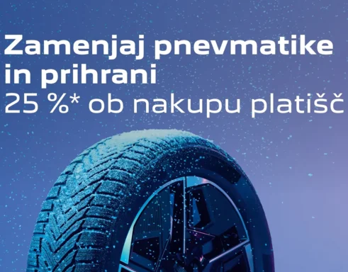 Zamenjaj pnevmatike in prihrani 25% ob nakpu platišč
