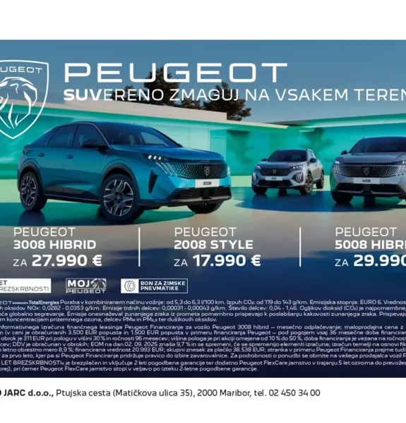 PEUGEOT LEVJA SUV VOZILA