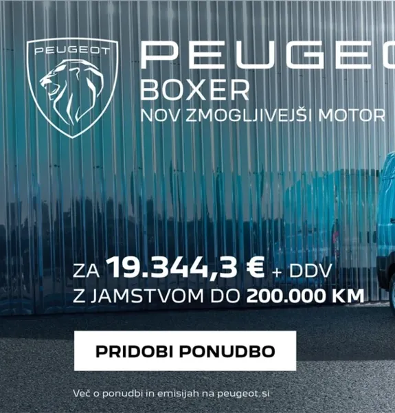 PEUGEOT BOXER ZA 19.344,3 € + DDV