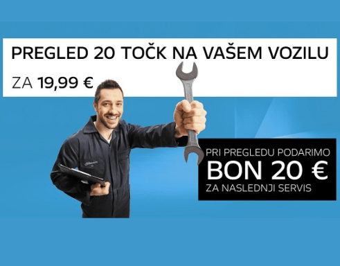 PREGLED 20 KONTROLNIH TOČK