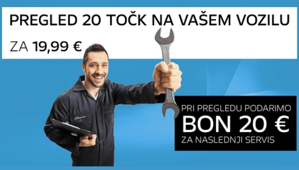 PREGLED 20 KONTROLNIH TOČK